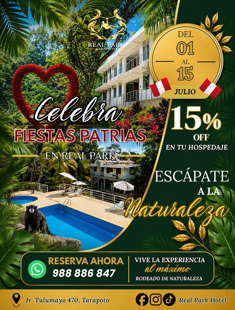 Fiestas Patrias en Real Park Tarapoto